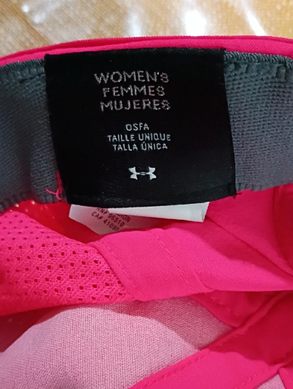 Under Armour Women’s Hot Pink Swim Cap-Style Performance Hat - Picture 2 of 5